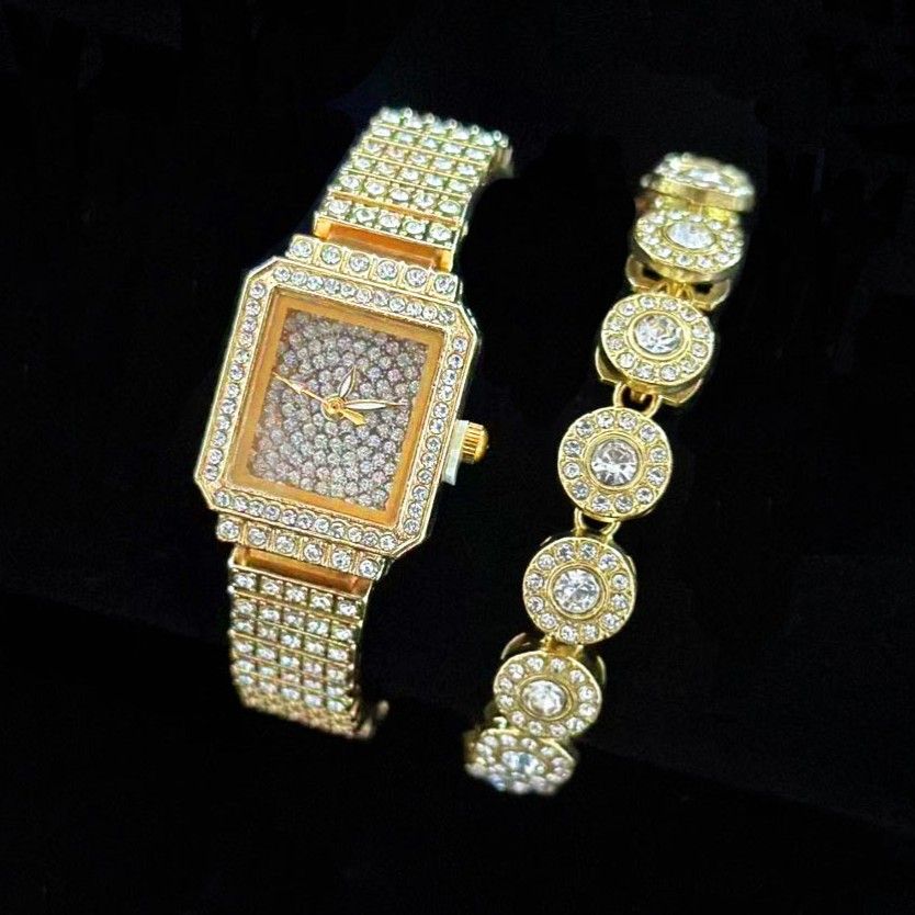 Small and fresh quartz watch ladies watch bracelet set gift box students simple Joker trend jewelry wrist watch