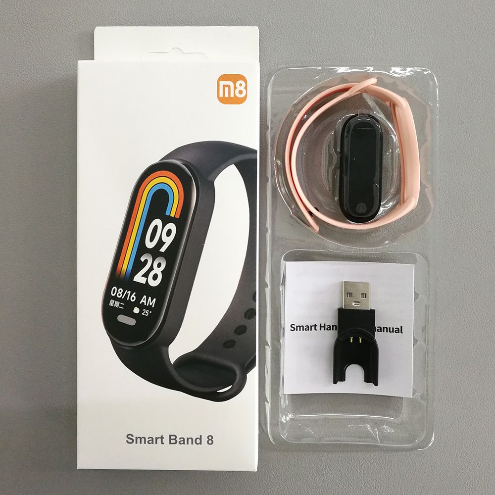 M8 Smart Band Men Sport Watch Health Heart Rate Fitness Tracker Pedometer Women Wristband Bracelet