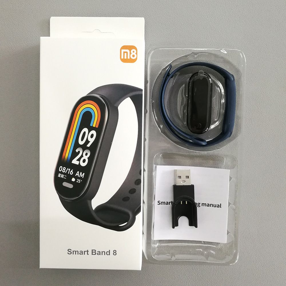 M8 Smart Band Men Sport Watch Health Heart Rate Fitness Tracker Pedometer Women Wristband Bracelet