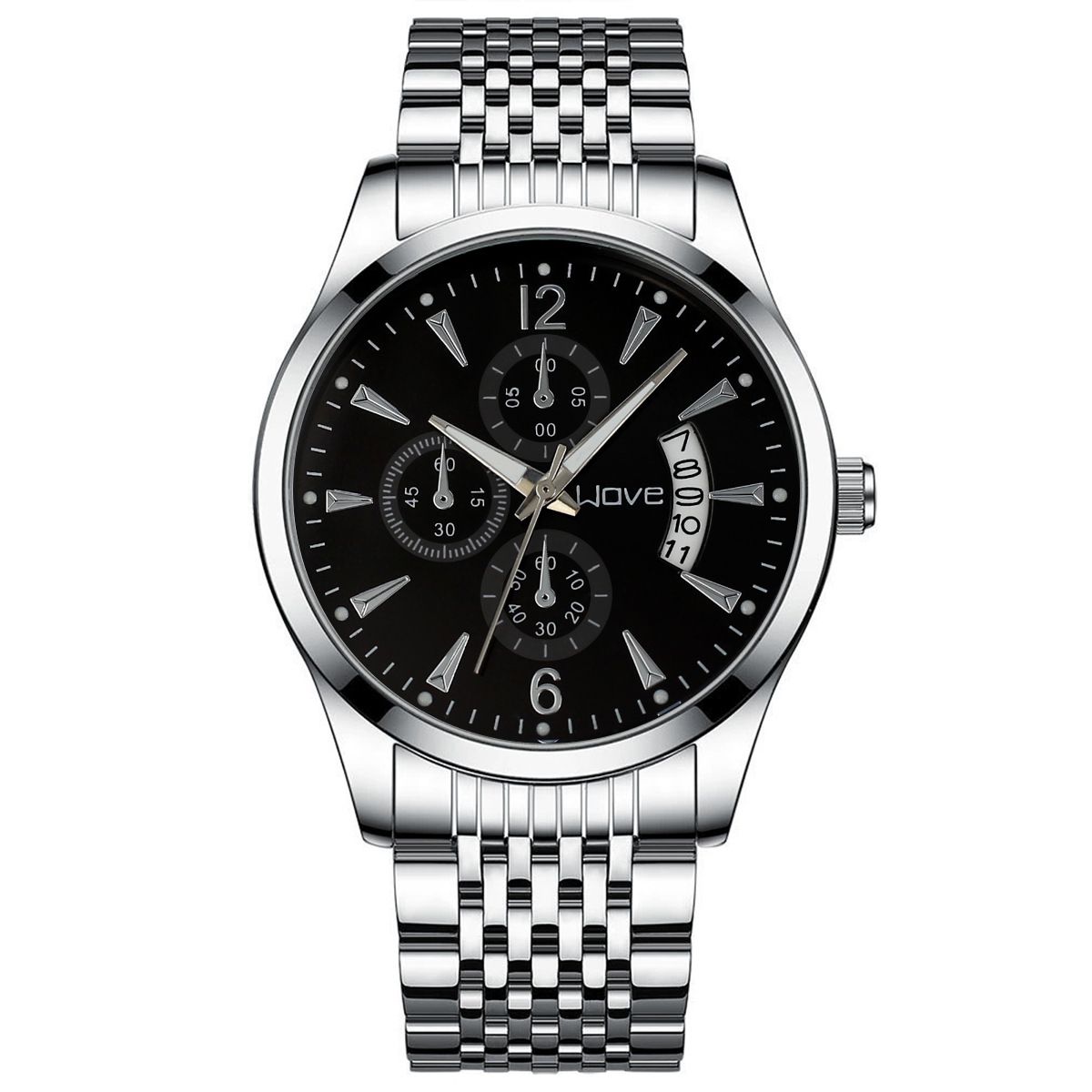 Luxury Fashion Mens Watches Gold Stainless Steel Waterproof Quartz Watch for Male Luminous Chronograph Date Original Watch
