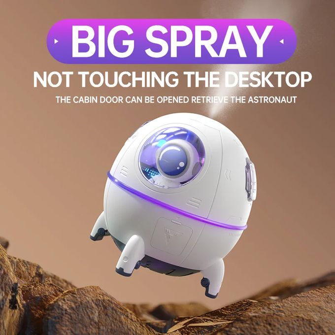 Portable Astronaut Humidifier with LED Light