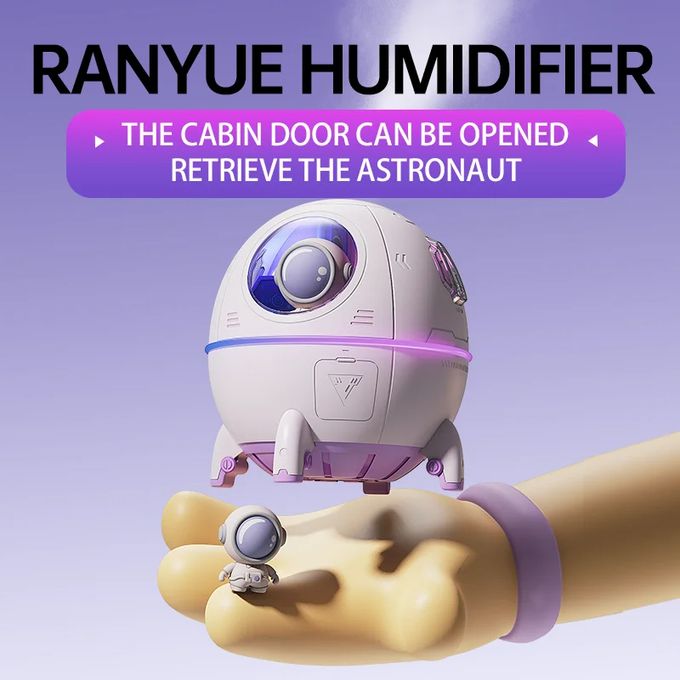 Portable Astronaut Humidifier with LED Light