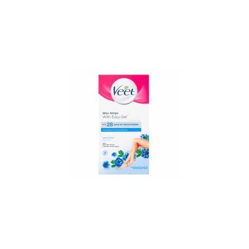 Veet Full Body Waxing Kit - Sensitive Skin (Pack Of 20 Wax Strips)