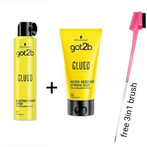 Got2B Blasting Freeze Spray + Glued Water Resistant Spiking Glue