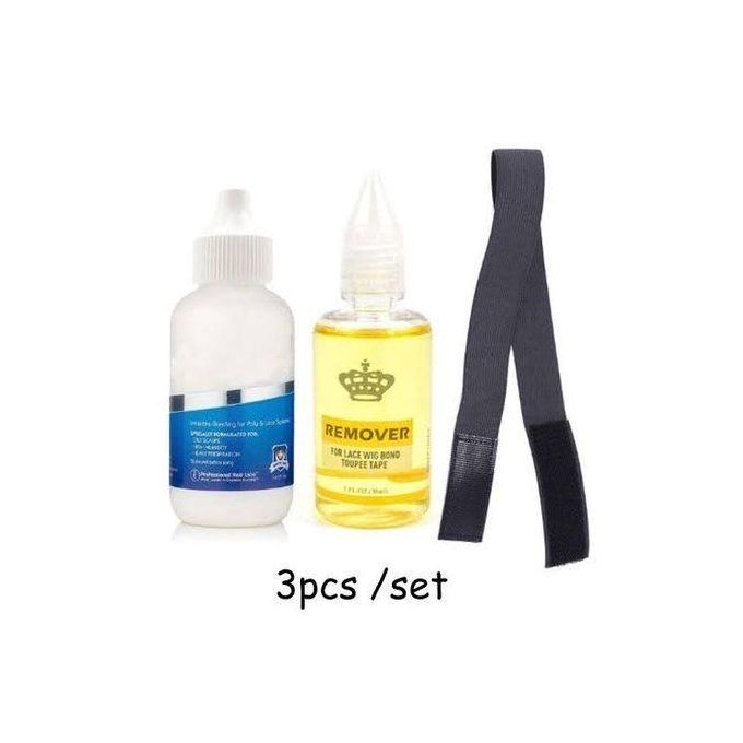 Ghost Bond Ghost Bonding Glue +Lace Remover+ Elastic Band.