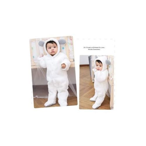 Warm Baby Rompers Unisex & Warm- White