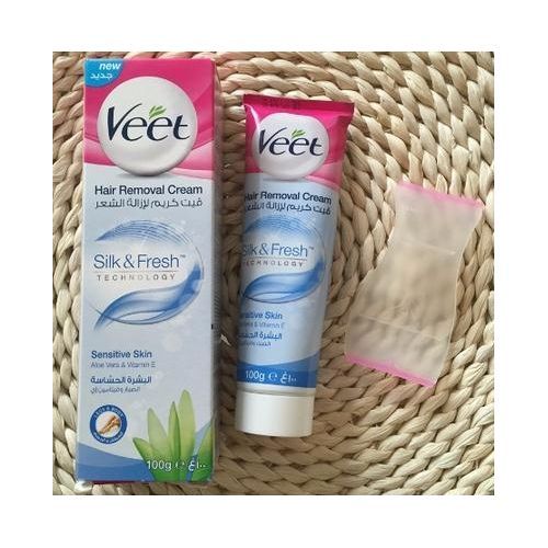 Veet Silky & Fresh Hair Removal Cream For Sensitive Skin- 100g.