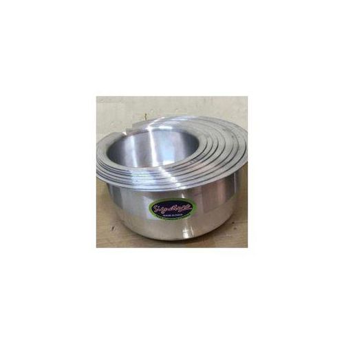 4 Pcs Set Of Stainless Aluminum Sufuria