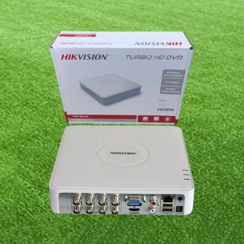 Hikvision Low Power Consumption 8 Channel Turbo HD 24/7 CCTV Recording Upto 1080P DVR Machine-White