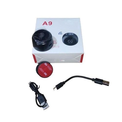 High Quality 1080P HD Video Quality Lightweight and Portable Design A9 Mini Camera WiFi IP Magnetic Wireless Security Hidden Spy Camera with Motion Detection Alerts