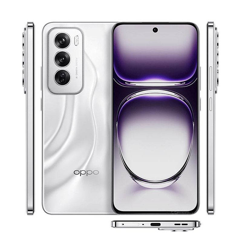 Brand New OPPO Reno12 5G 12GB RAM+512GB ROM 6.7" 120Hz 3D AMOLED 50MP 80W 5000mAh Android 14 Dual SIM Smart Phones Fingerprint Reno 12