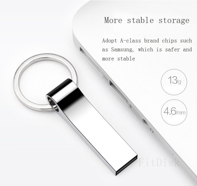 New All Metal Flash Disk 128G 64G 32G  USB Flash Drives flash drive flashdisk U disk flashdrive Memory Card flashdrives flashdisks flash disks pen drive pendrive  Data Storage USB Adapte  128GB 64GB