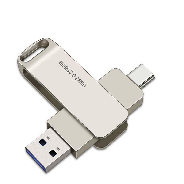 New 2 in1 OTG 32G 64G 128GB Metal USB Disks USB 3.0 Type-C 64GB USB Flash Drives Flash Drive flashdrive flaash disks PenDrive Memory Stick Flash disk  flashdisks flashdrives pendrive pendrives
