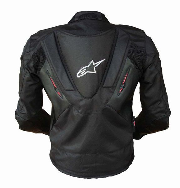 Motorcycle Auto Racing Suit Padded Breathable PU Leather Jacket with Inner Lining