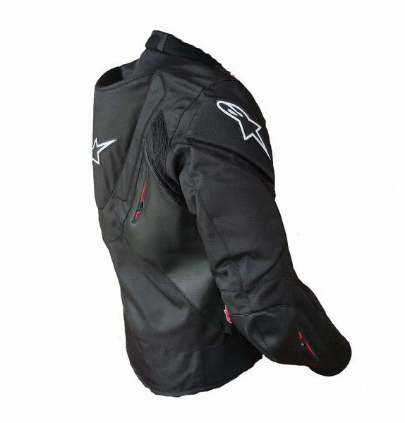 Motorcycle Auto Racing Suit Padded Breathable PU Leather Jacket with Inner Lining