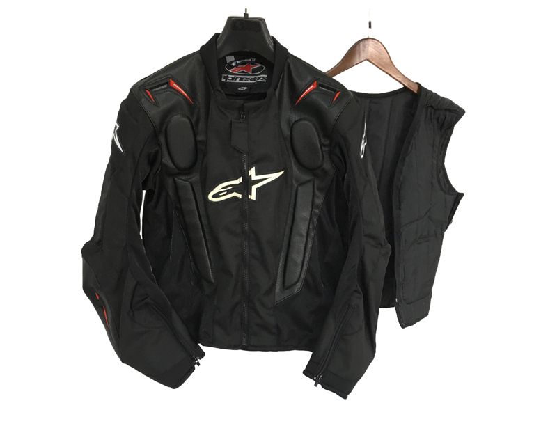 Motorcycle Auto Racing Suit Padded Breathable PU Leather Jacket with Inner Lining
