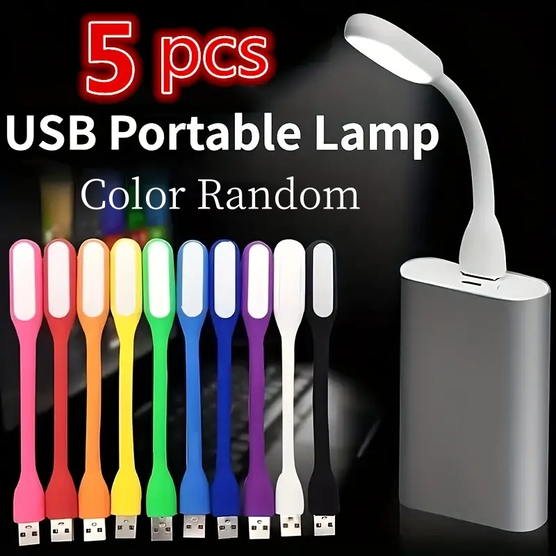 New Arrivals 5 PCS USB Light Portable LED Light USB Small Night Light LED Energy-saving Desk Light High-Quality Energy-saving White LightSorry, the item is out of stock