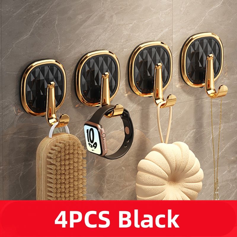 New Arrivals Light Luxury Adhesive Hook Wall-Mounted Hanger for Clothes Towels  And Robes - Easy Installation, Multi-Functional And Stylish