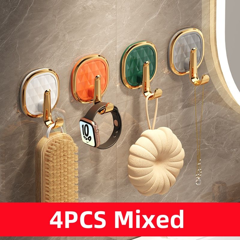 New Arrivals Light Luxury Adhesive Hook Wall-Mounted Hanger for Clothes Towels  And Robes - Easy Installation, Multi-Functional And Stylish