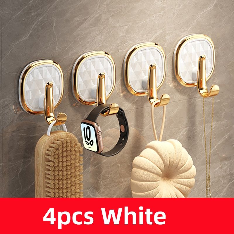New Arrivals Light Luxury Adhesive Hook Wall-Mounted Hanger for Clothes Towels  And Robes - Easy Installation, Multi-Functional And Stylish
