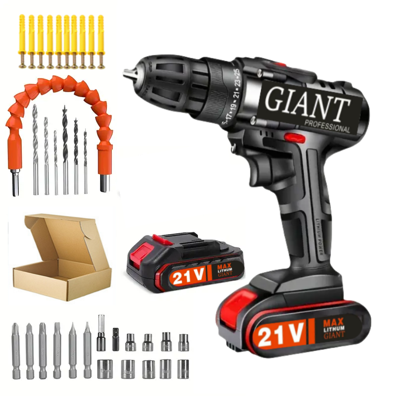 New Arrived 21V Household Electric Drill 38 Piece Set Three Functions