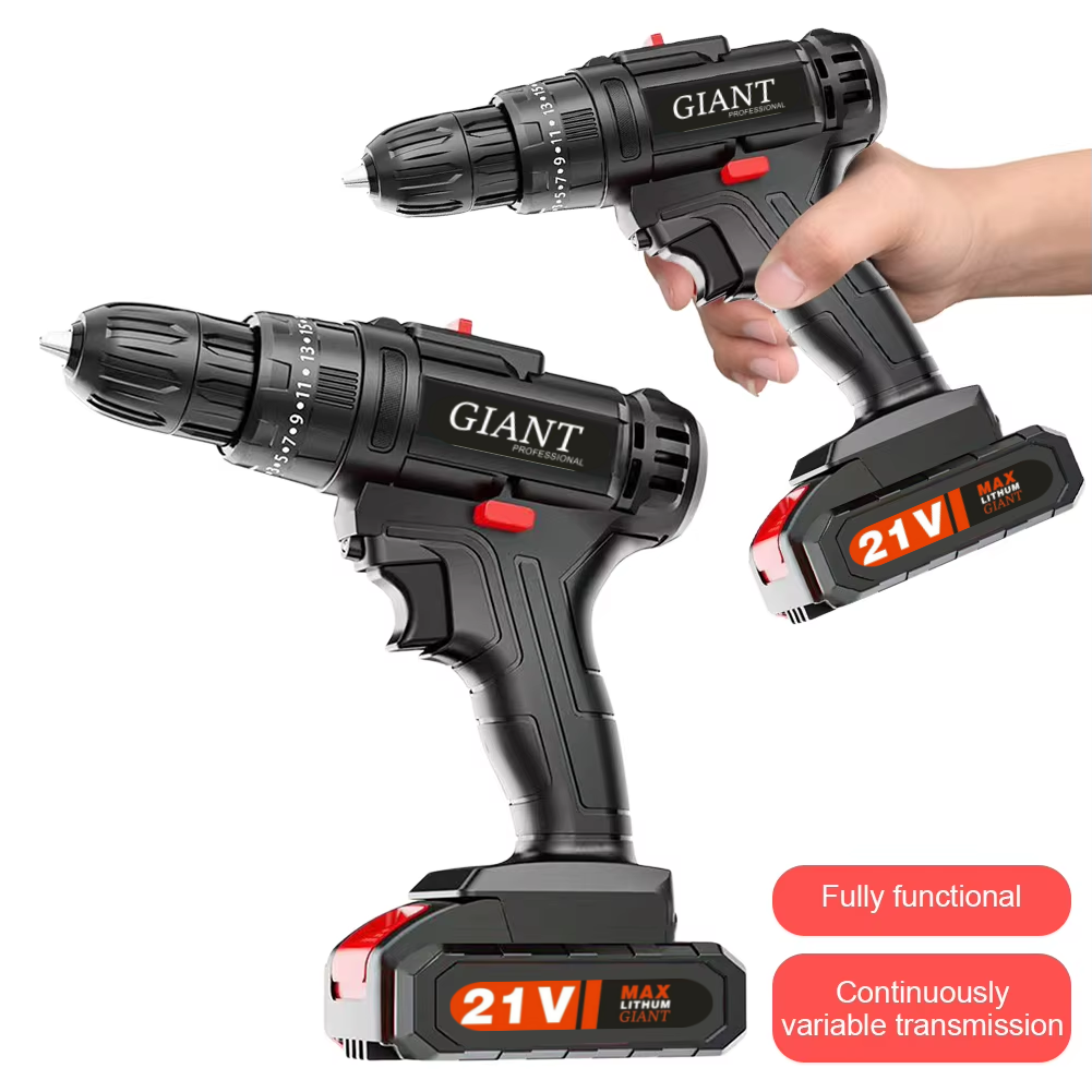 New Arrived 21V Household Electric Drill 38 Piece Set Three Functions