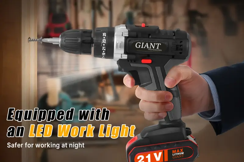 New Arrived 21V Household Electric Drill 38 Piece Set Three Functions