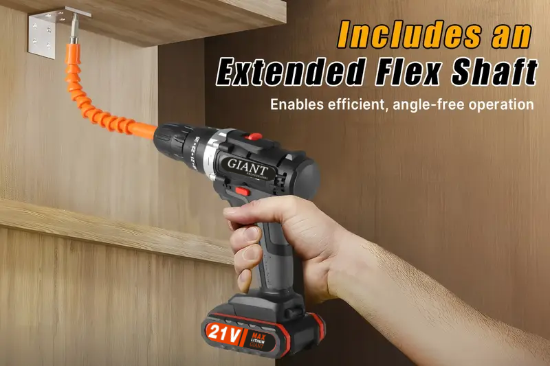 New Arrived 21V Household Electric Drill 38 Piece Set Three Functions