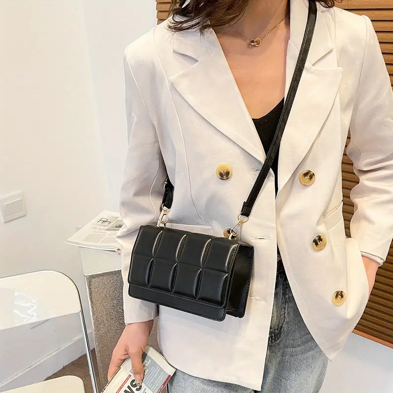 New Arrivals High Quality Square Women's Bag Small Square Bag Hand-held Cross-body Single Shoulder Bag.