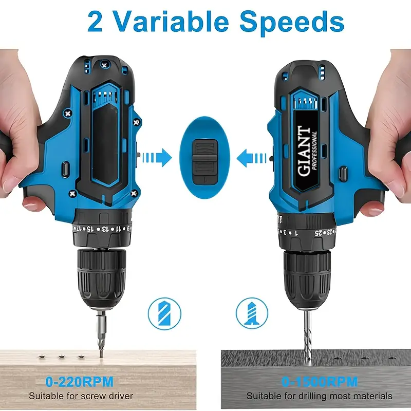 New Arrived 21V Household Electric Drill 38 Piece Set Three Functions
