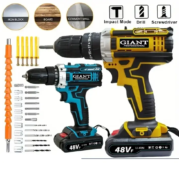 New Arrived 21V Household Electric Drill 38 Piece Set Three Functions