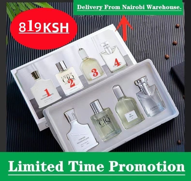 Men's perfume suit has 4 different fragrances Classic Long Lasting  Fragrances Deodorants Gift