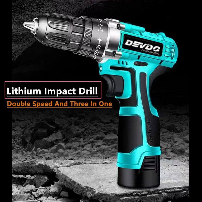 2025 New Upgraded 18650 Power Battery, 2000mAh 16.8V Industrial Grade Rechargeable Electric Drill, Multi-functional Lithium Battery Screwdriver, Electric Tools