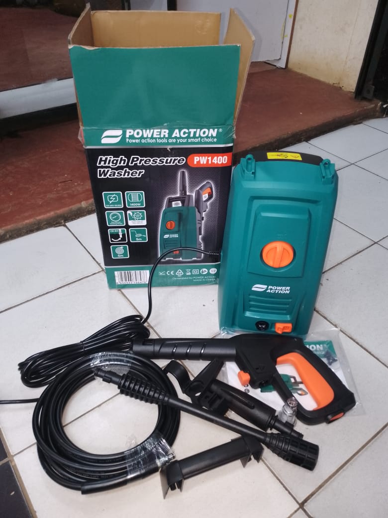 Electric high pressure washer 
Wattage: 1400w