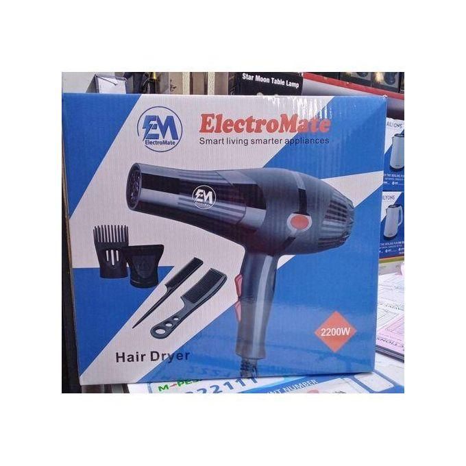 ElectroMate 2200w Hair Dryer Blow-dry