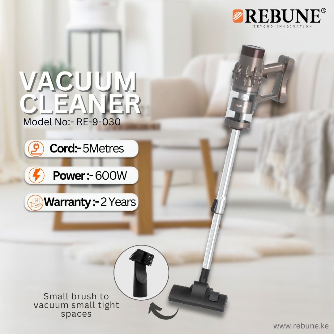 (HOT DEALS!!) Rebune Vaccum Cleaner Dry only RE-9-030 With 600 Watts Electronics And Appliances Home Improvement Vacuum cleaners with 2 years warranty
