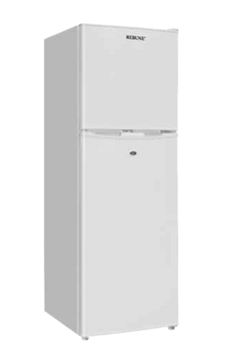 Rebune 138L Fridge Freezer RE-BCD138 Energy Saving Double Doors Refrigerator 220-240V 50HZ