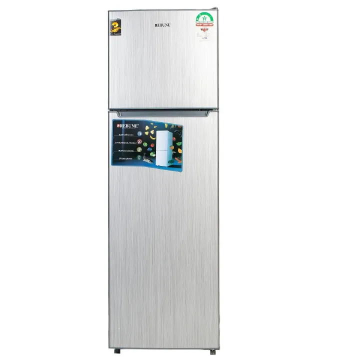 Rebune 2 Doors Fridge 118 Litres Refrigerator RE-BCD-118S Refrigerator Fridge Double Door fridge and freezer with 1 year warranty