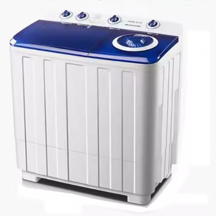 New Arrivals!!Rebune 8kgs Twin-tub Washing Machine RE-XPB80-E01 wash and spin top load washer with 1 year warranty