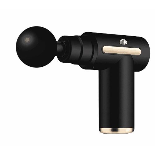 HB Massage Gun MG231801 Percussion Deep Tissues Muscle Massager Gun with 6 Speeds Type-C Charging 35DB Ultra Quiet Portable Electric Handheld Body Massager for Back Neck Pain Relief