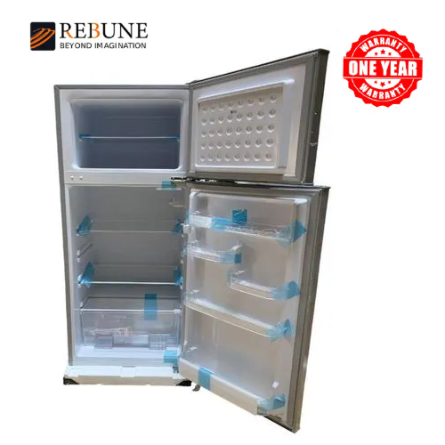 Rebune 210L Fridge Freezer RE-BCD-210 Energy Saving Double Door Refrigerator 220-240V 50HZ low noise with 1 year warranty
