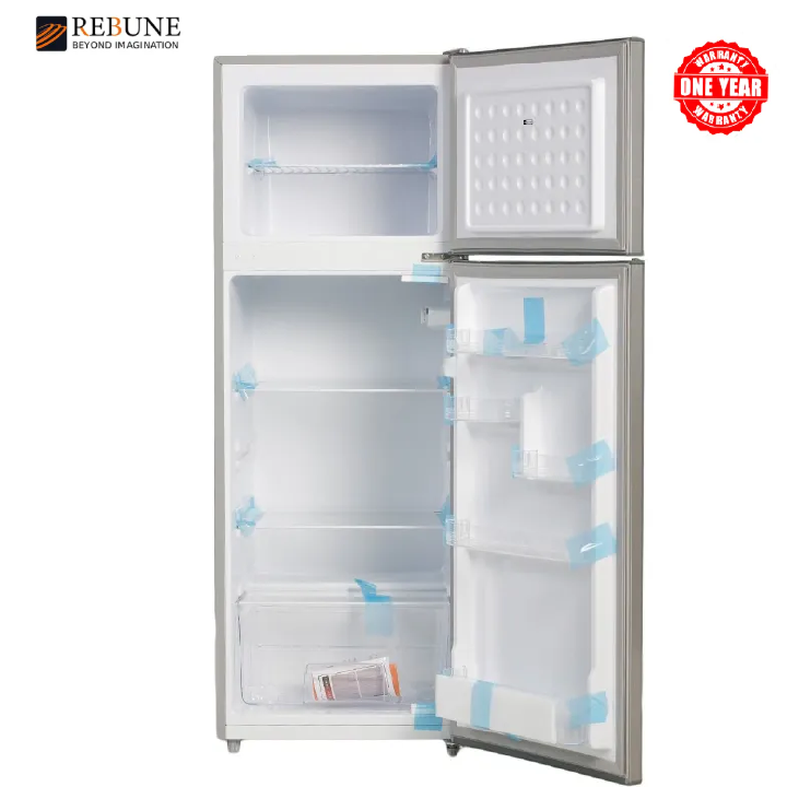 Rebune 2 Doors Fridge 118 Litres Refrigerator RE-BCD-118S Refrigerator Fridge Double Door fridge and freezer with 1 year warranty