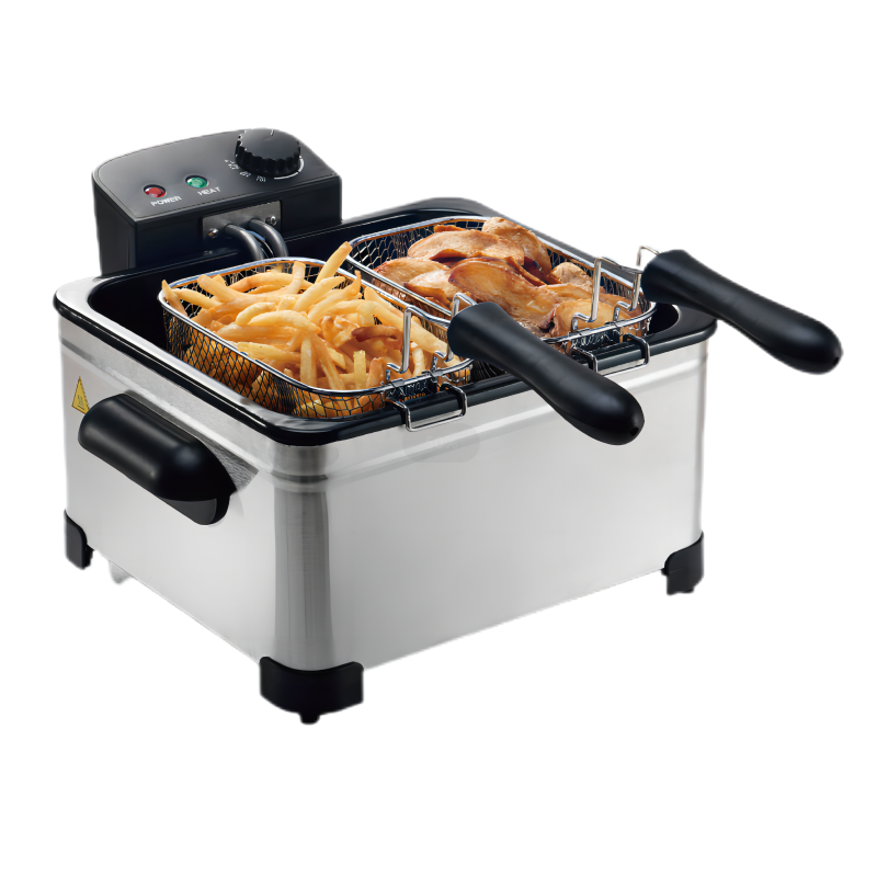 Rebune 3L Electric Fryer  2000W RE-11-049 with Frying Basket Perfect Frying Experience With the Rebune Electric fryer Designed to give you crispy and delicious food with ease