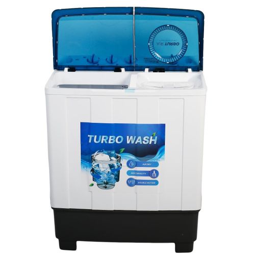Rebune 8kgs Twin tub Washing Machine RE-XPB80-E01 Semi Automatic Top Load Wash and Spin Washing Machine with 1year warranty