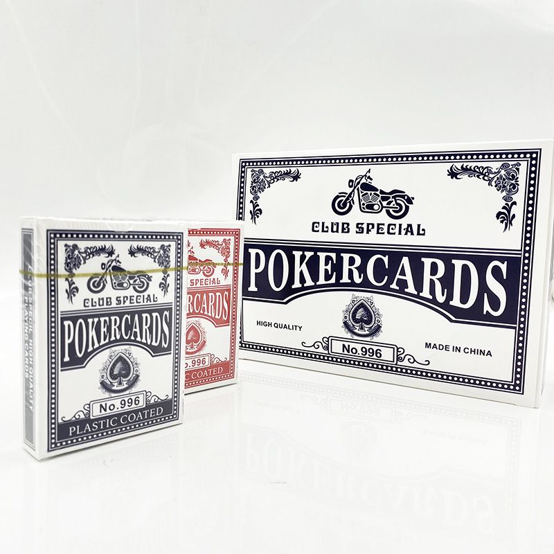 2 Sets of Premium Texas Poker Cards (Red & Blue) - 112 Wide, Durable Cards for Ultimate Card Game Fun Paper Poker Playing card