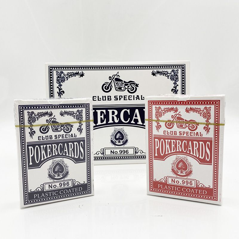 2 Sets of Premium Texas Poker Cards (Red & Blue) - 112 Wide, Durable Cards for Ultimate Card Game Fun Paper Poker Playing card