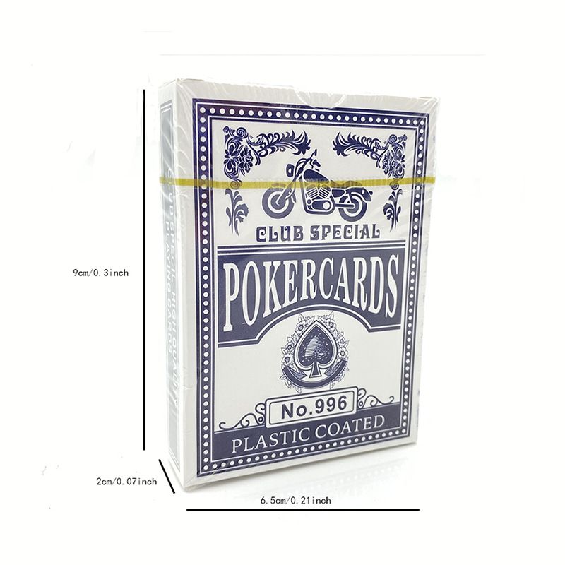 2 Sets of Premium Texas Poker Cards (Red & Blue) - 112 Wide, Durable Cards for Ultimate Card Game Fun Paper Poker Playing card