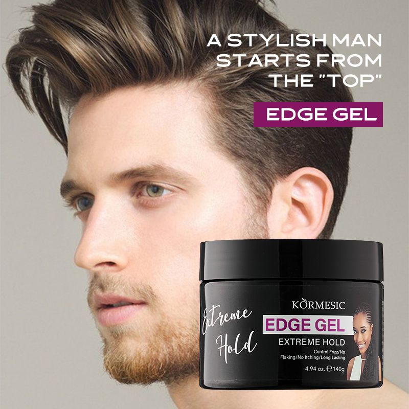 Complete Hair Styling Kit - 4 Pieces Including Edge Brush, Crochet Needle, 1000 Hair Bands & Edge Gel Hair braiding maintain dreadlocks Hair styling