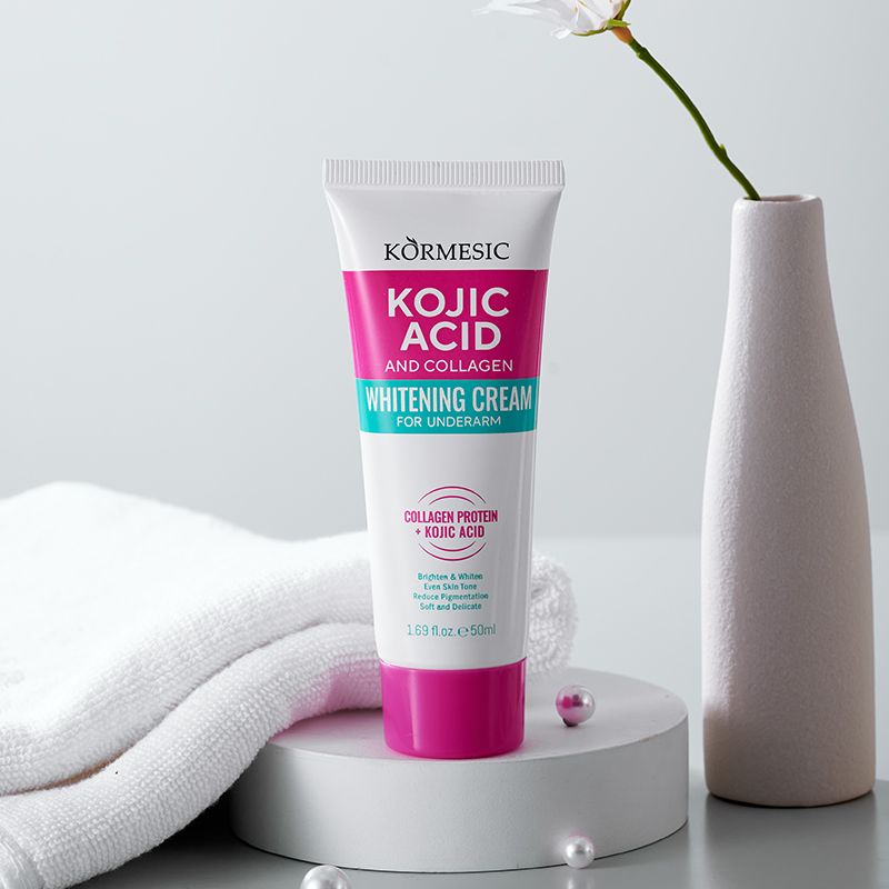 KORMESIC Underarm Brightening Cream with Collagen & Kojic Acid | Moisturize, Repair & Even Skin Tone Revitalizing Underarm Cream Brighten Dark Underarms & Soothe Dryness with Collagen & Kojic Acid