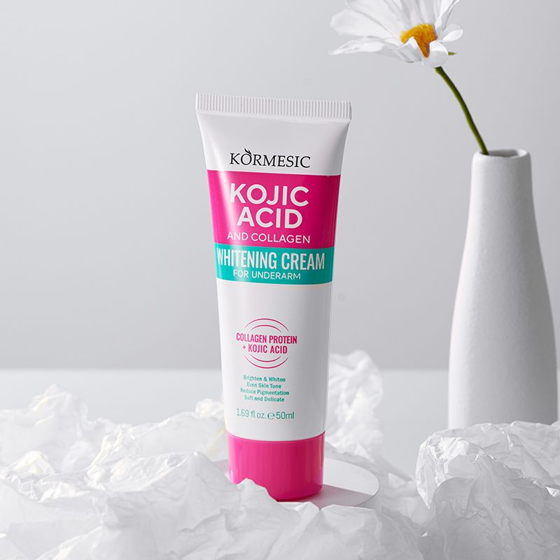 KORMESIC Underarm Brightening Cream with Collagen & Kojic Acid | Moisturize, Repair & Even Skin Tone Revitalizing Underarm Cream Brighten Dark Underarms & Soothe Dryness with Collagen & Kojic Acid